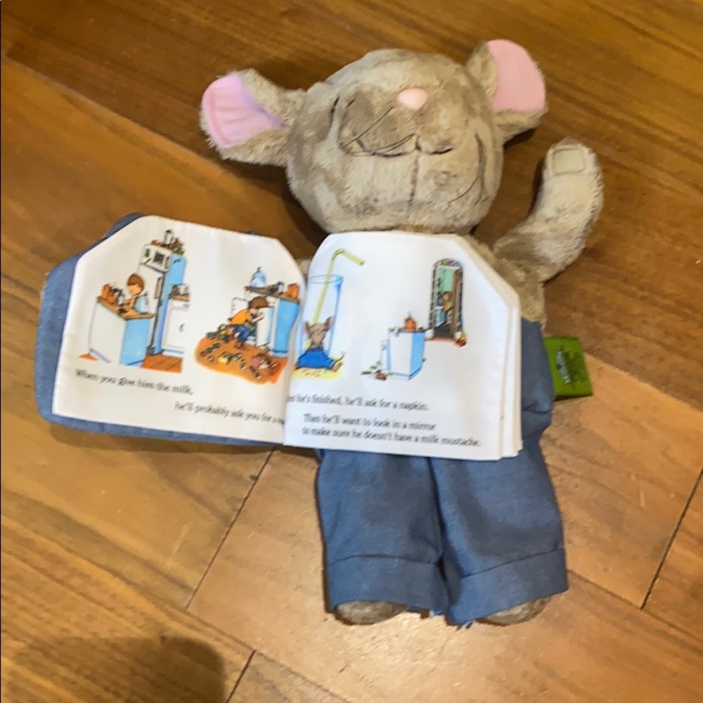 Zoobies “give a mouse a cookie” mouse doll